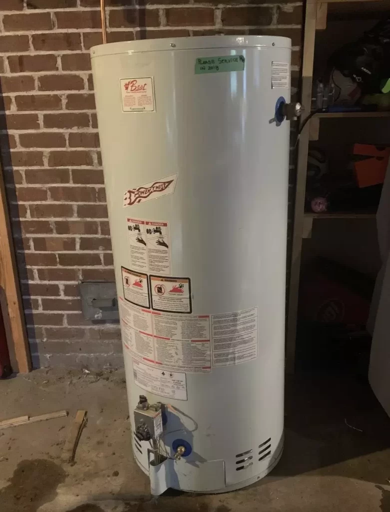 Newly installed tankless water heater by Techno Gas in Lower Mainland