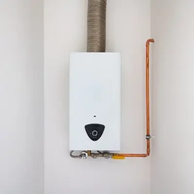 Tankless water heater installation